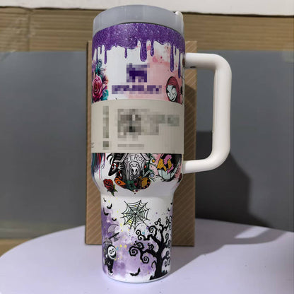Halloween Glow-in-the-Dark 40oz Stainless Steel Vacuum Thermos