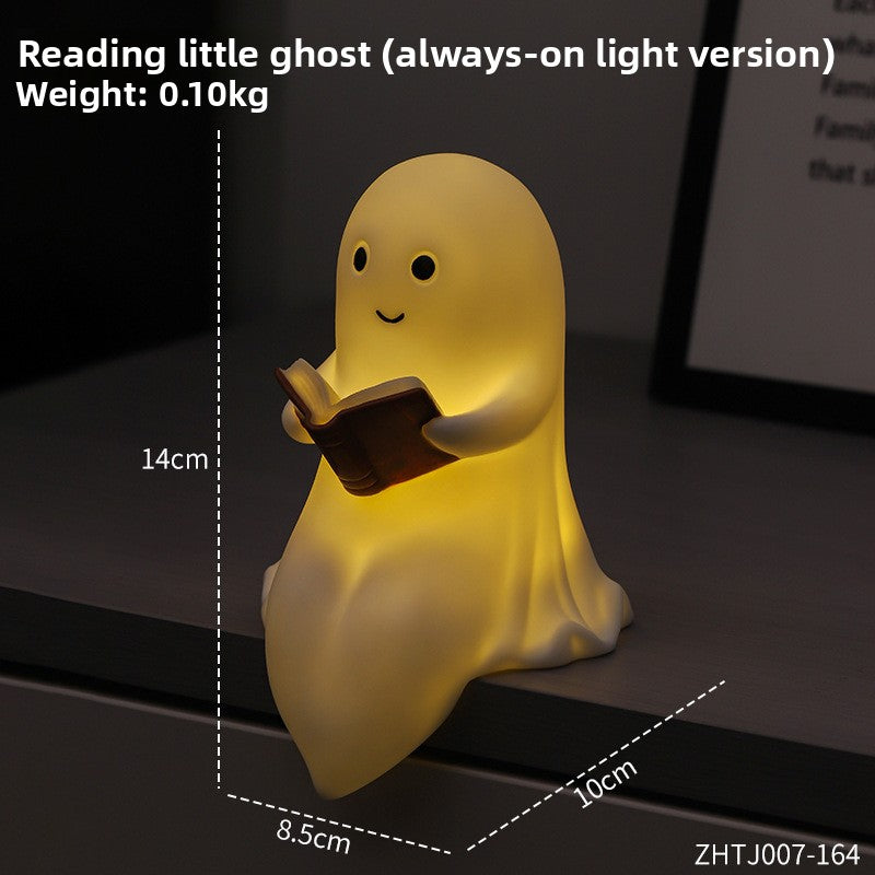 Halloween Ghost Night Light Cute Ghost Reading Desk Lamp