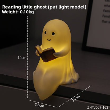 Halloween Ghost Night Light Cute Ghost Reading Desk Lamp