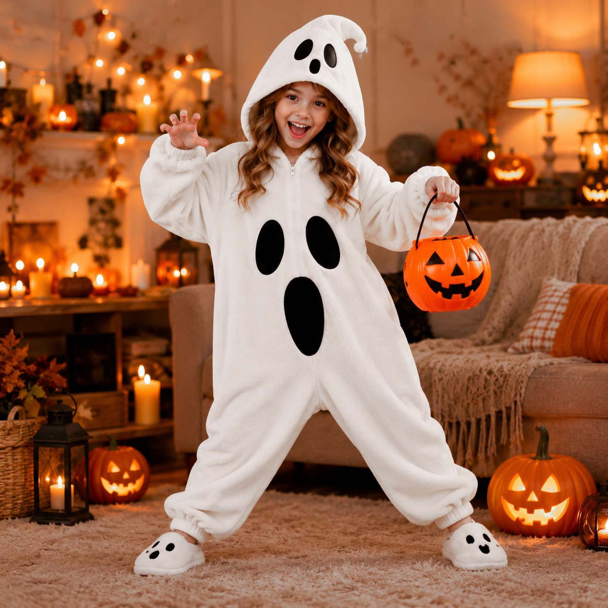 Halloween Ghost Plush Onesie